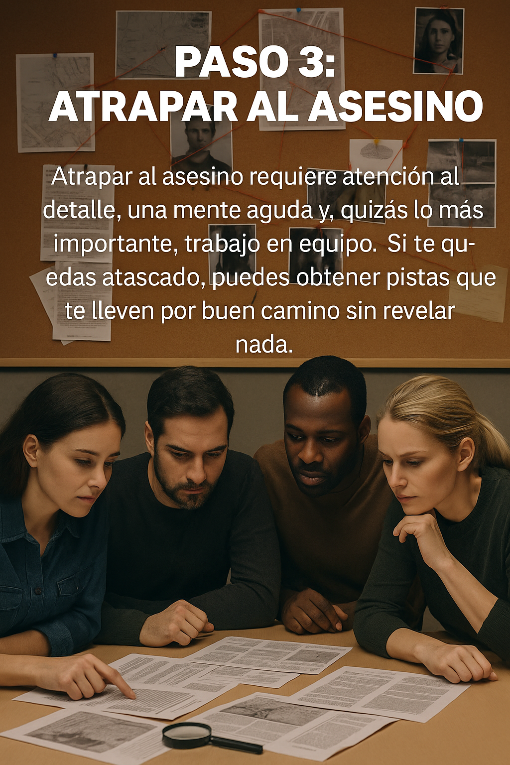 JUEGO DE INVESTIGACION - HOY 3X1 - LLEVATE 3 CASOS REALES